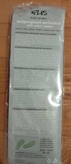 Wkładki do butów