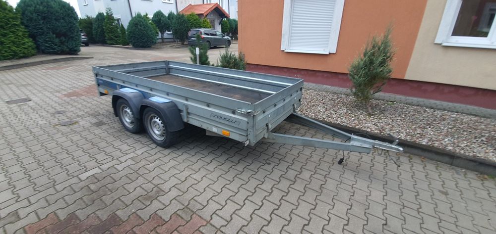 Przyczepka Samochodowa dwuosiowa Faro Solidus+ 330x150cm dmc 750kg
