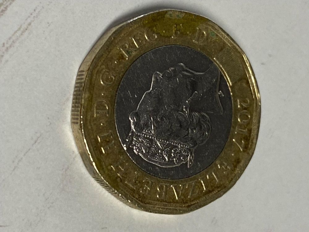 Moeda Elizabeth ll 2017 One Pound
