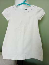 Biała Sukienka wzrost 118 cm