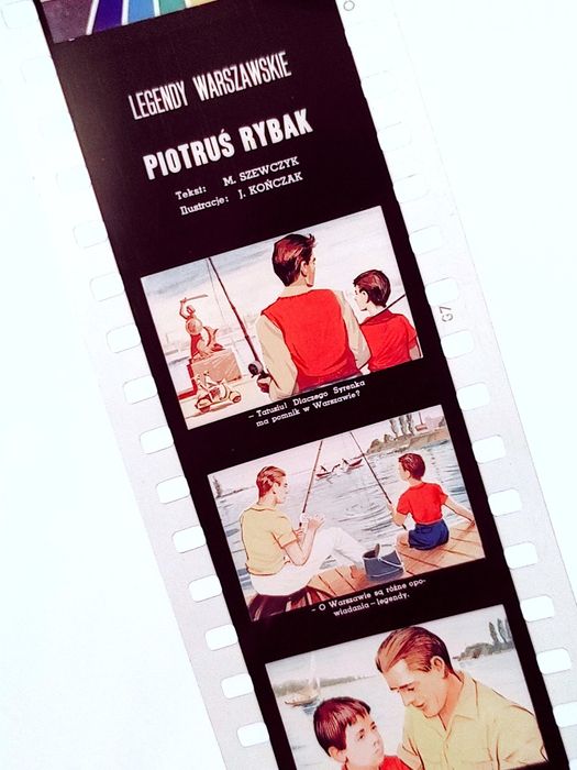 Bajki na rzutnik PIOTRUŚ RYBAK LEGENDY WARSZAWSKIE bajki klisze prl