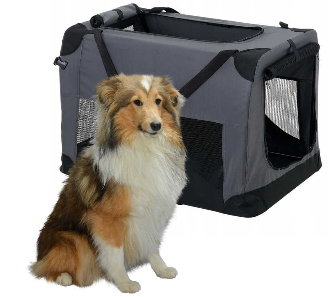Transporter Dla Dużego Psa 3XL 102x69x69 cm – Przestronny i Wytrzymały