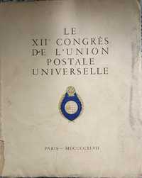 Livro sobre o XII Congresso da União Postal Universal