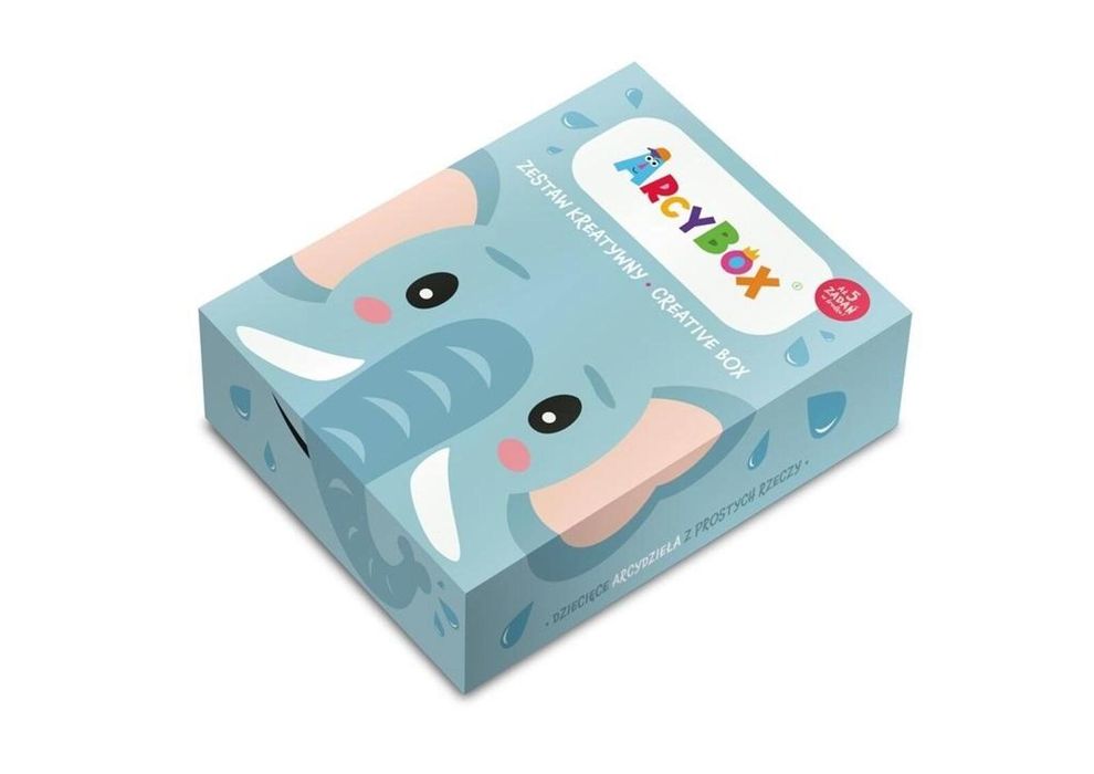 Zestaw kreatywny Arcybox Słoń pudełko,254x314 mm