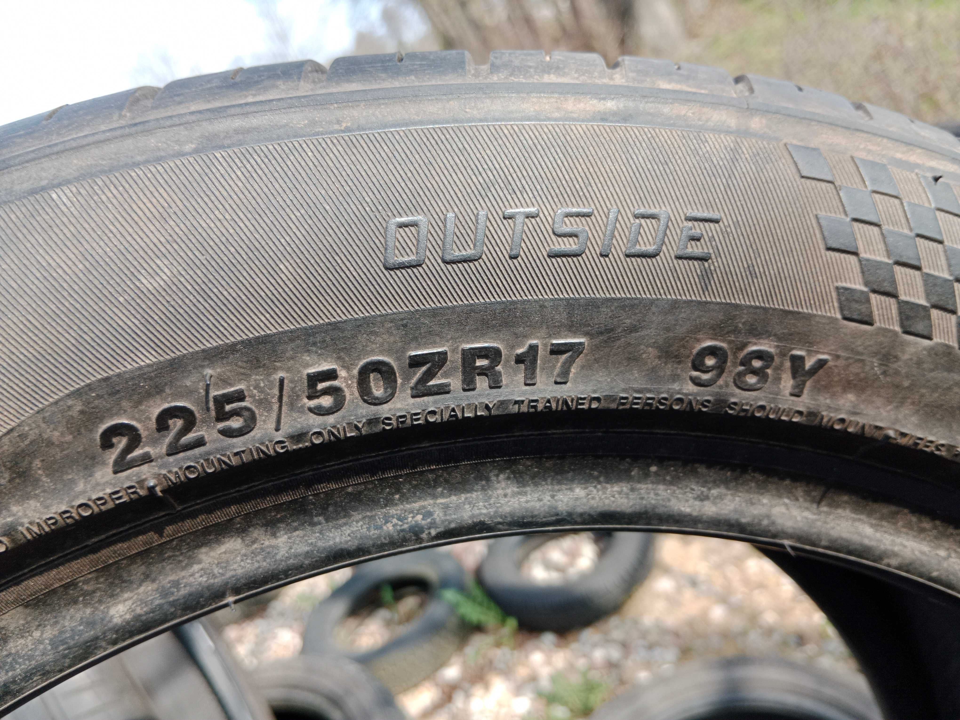 Opona używana letnia 225/50R17 Davanti DX640 1szt.