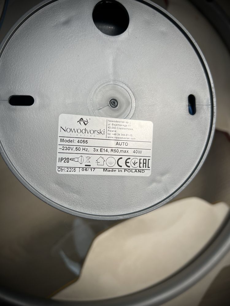 Lampa dla chłopca kinkiet Nowodvorski Auto Auta Autka Samochody
