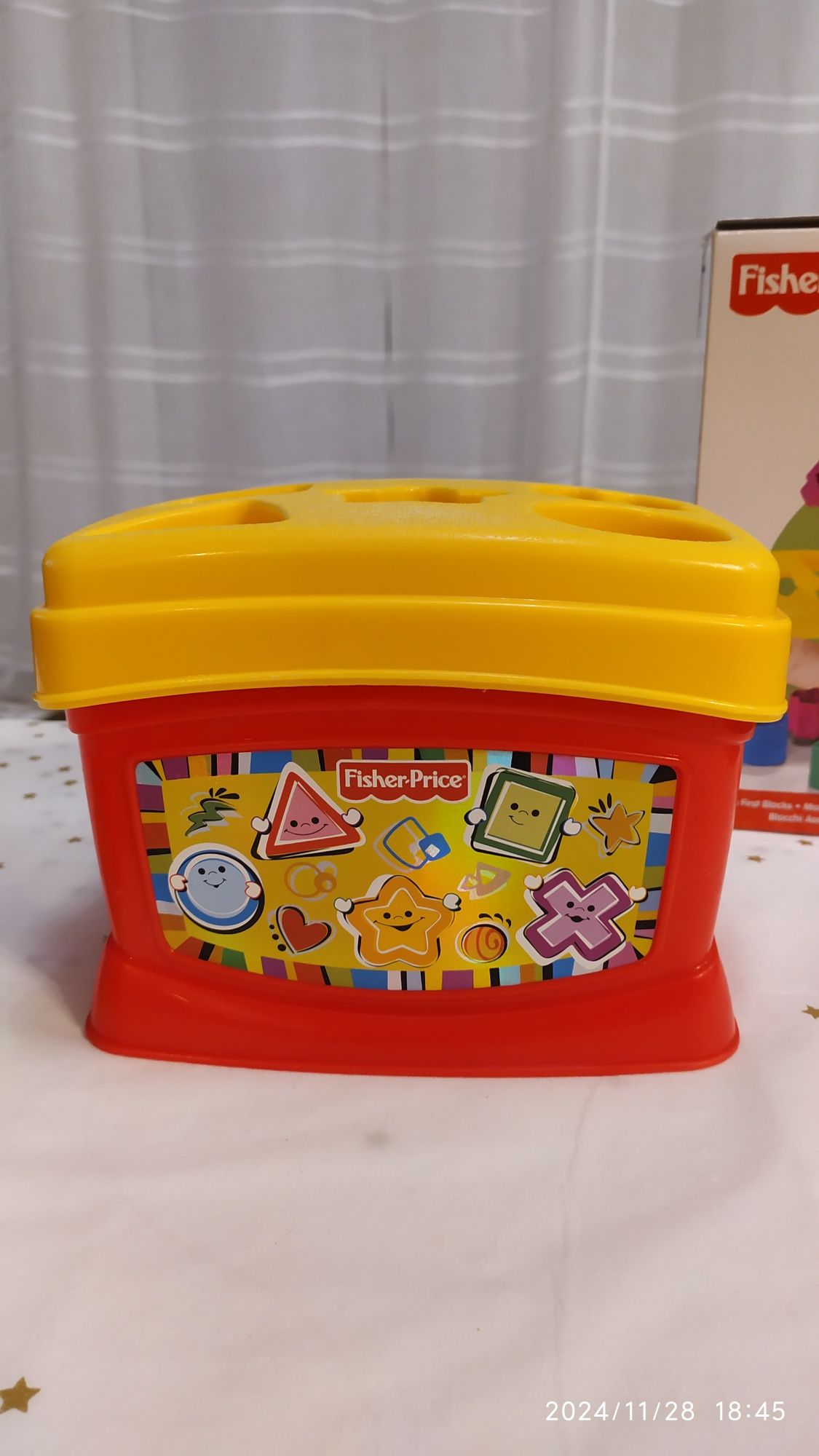 Sorter wiaderko Fisher Price w oryginalnym pudełku