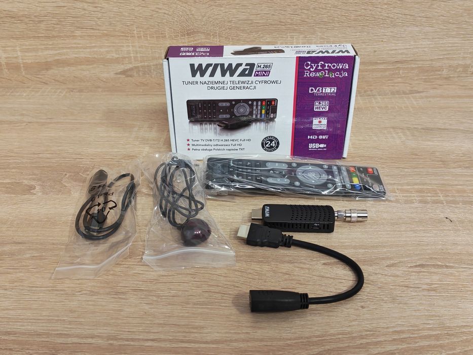 Dekoder wiwa tuner tv cyfrowy dvb-t2 dvb-s2 iptv