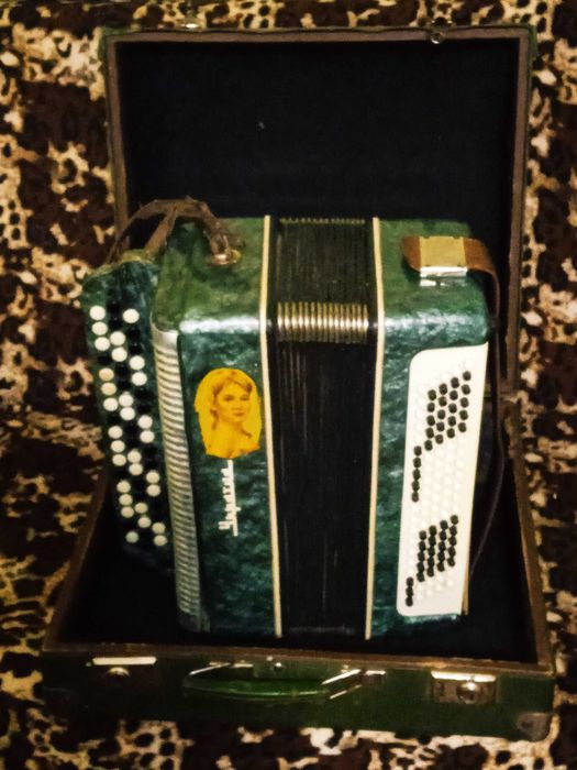 Баян "Украина" зелёный