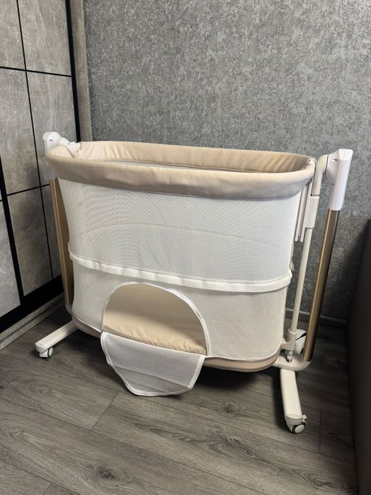 Дитяче приставне ліжечко-манеж 3в1 El Camino Noa ME 1125-W Beige