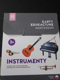 Karty edukacyjne Montessori Instrumenty