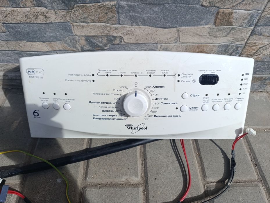 Панель приборів Whirlpool awe 7515