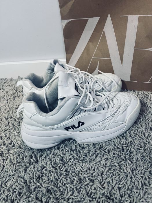 Buty damskie sneakersy biale fila rozm 39