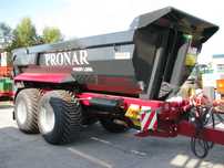 Pronar Przyczepa T701HP rolnicza - ciężarowa - budowlana ze skrzynią ładunkową typu Half-Pipe, skorupowa, tandem  Dostępna w Rad-Masz Opoczno