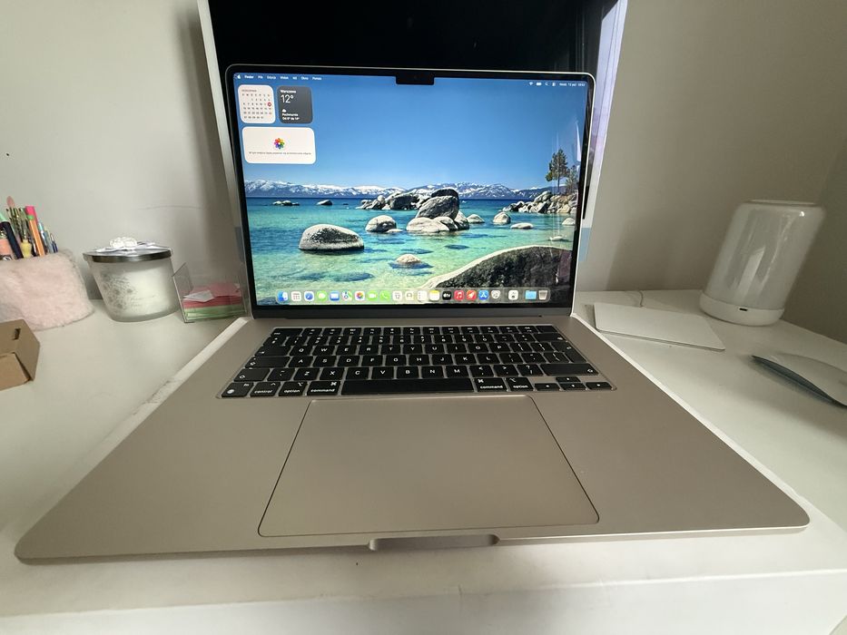 Macbook Air 15” M2 Starlight 8/256gb Stan Idealny Gwarancja 24 Miesiac