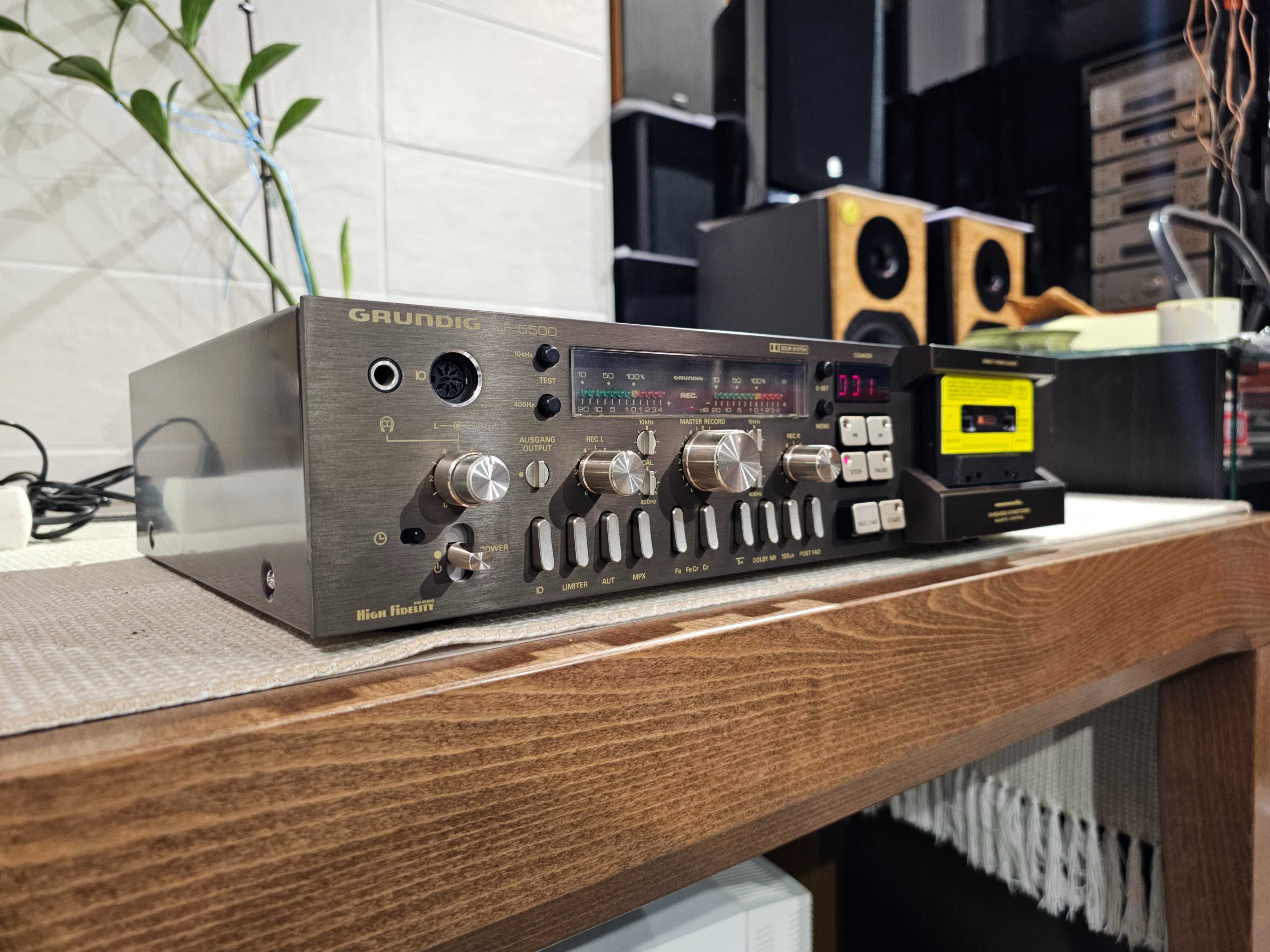 Касетна дека Grundig CF 5500 (3 Head, HQ, Made in Germany)