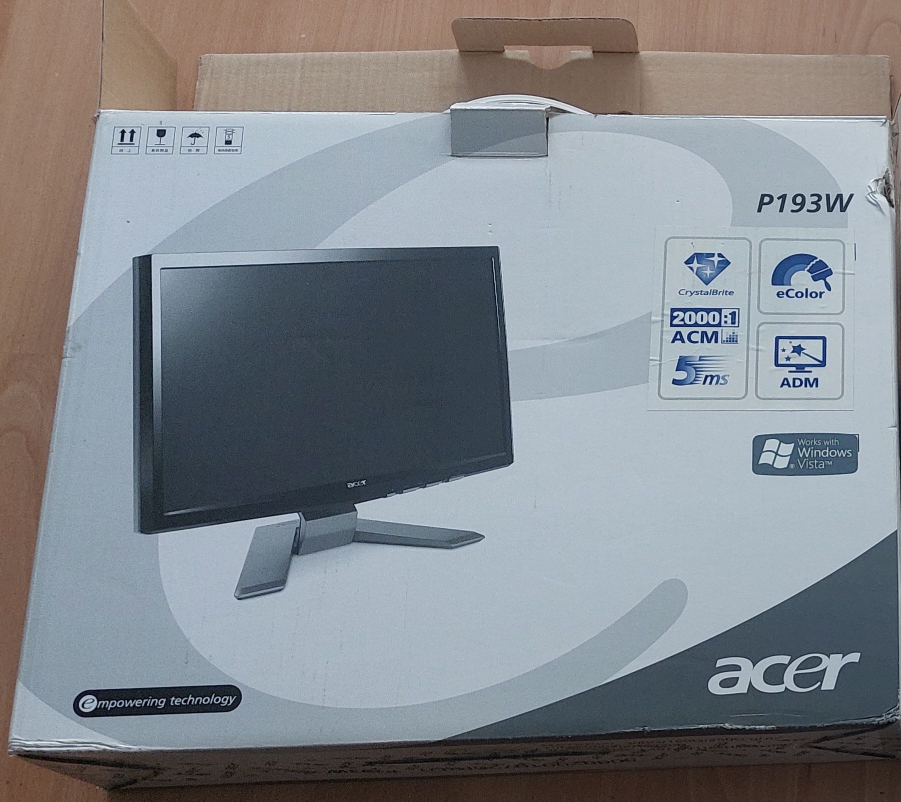 Monitor P193W  - Acer