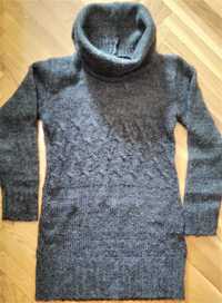 Sweter Golf damski wełnianny roz M