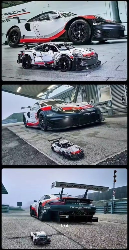 Конструктор сумісний із LEGO Technic Porsche 911 RSR (42096) 1580шт