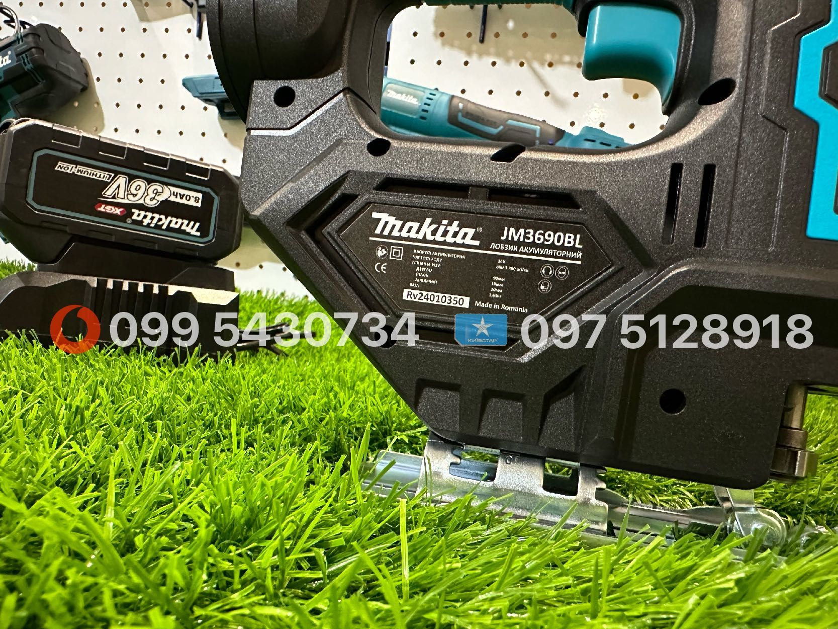 Акумуляторний лобзик Makita JM3690BL 36V8Ah безщітковий лобзік Румунія