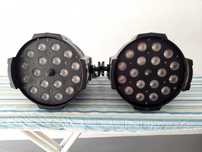 Pary Zoom Led Shehds 18X18w RGBWA+UV sceniczne