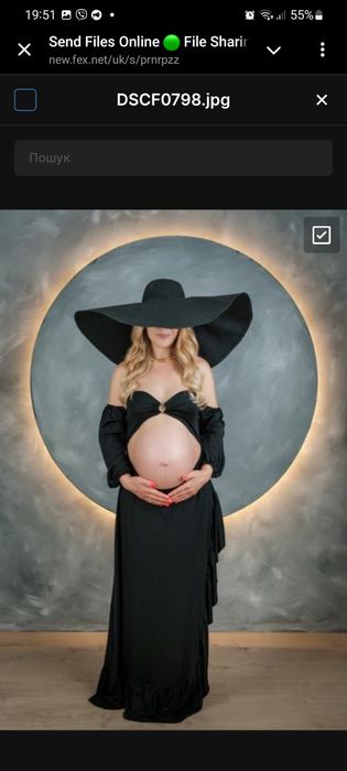 Сукня для вагітної на фотосесію