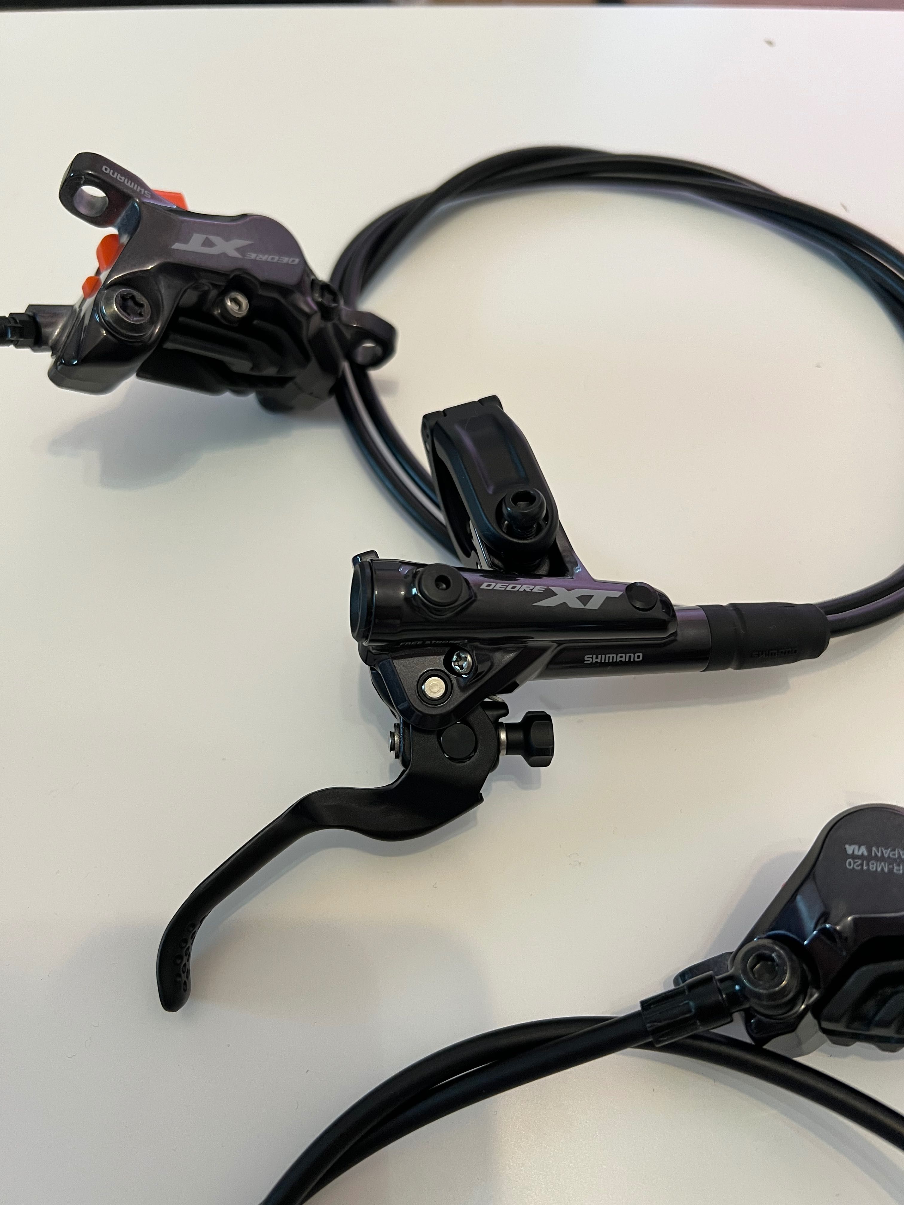 NOWE 2x Hamulce Shimano XT M8120 wraz z tarczami XT MT 800 203mm