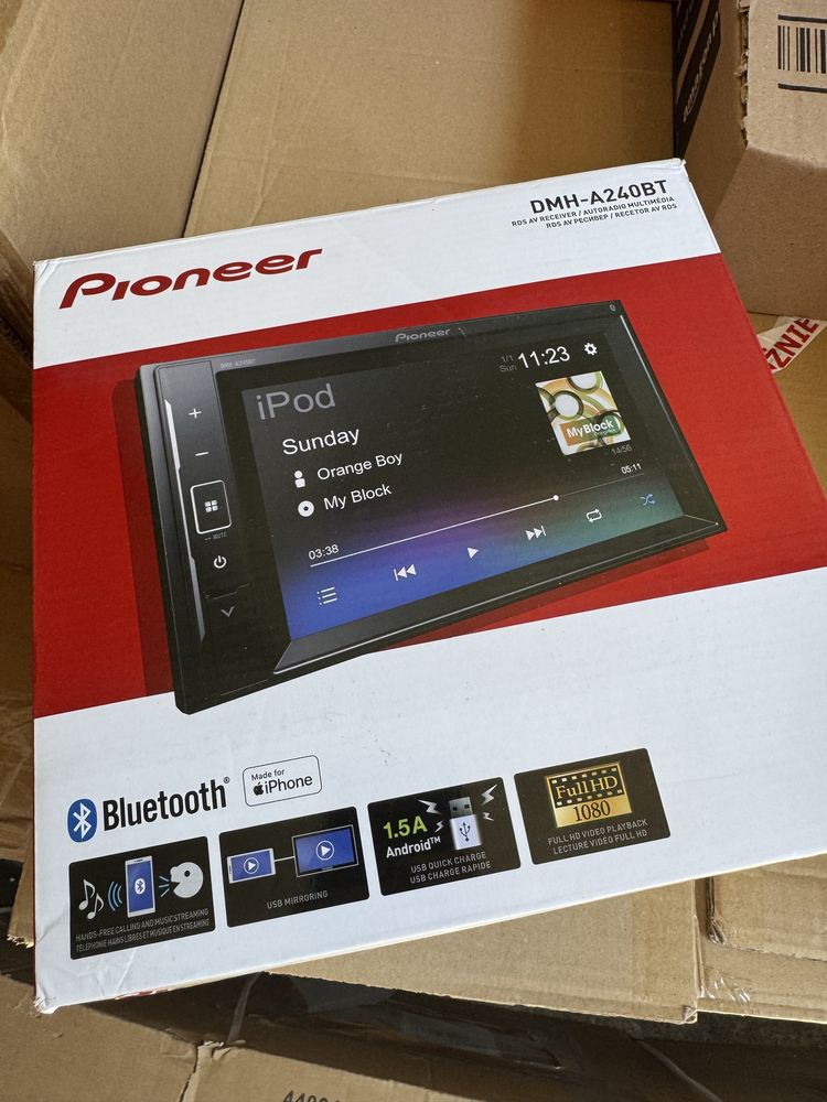 Pioneer iPod DMH-A240BT radio samochodowe wyświetlacz nowe okazja!