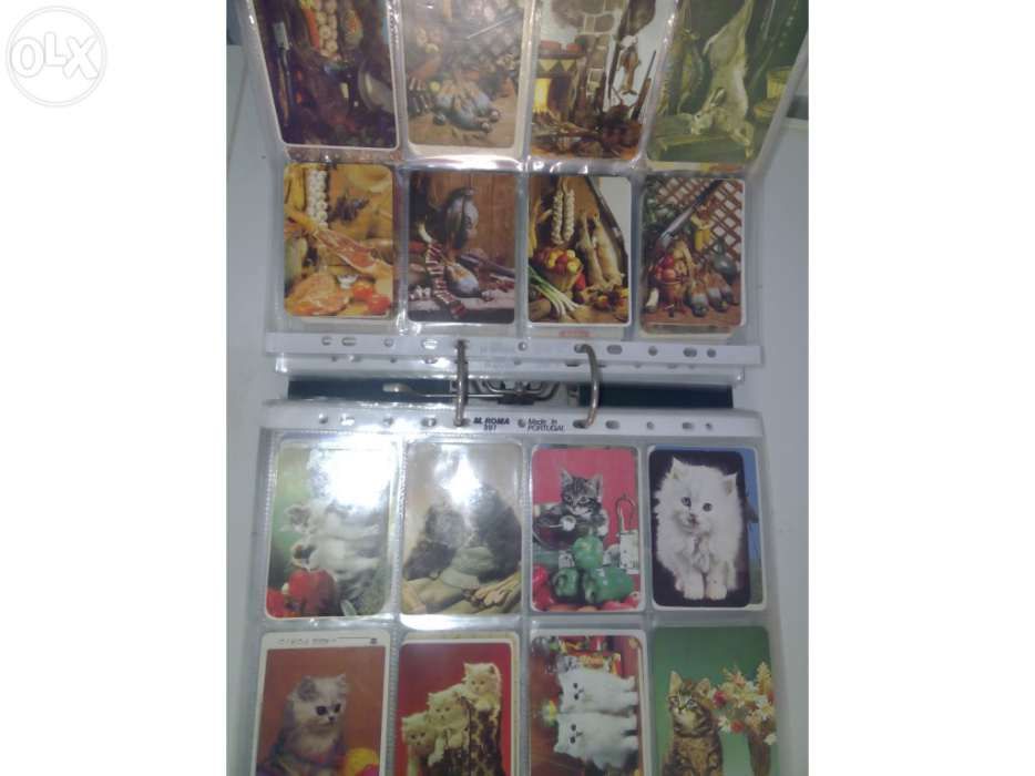 Calendarios pequenos coleçao