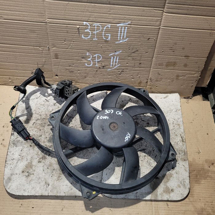Wentylator chłodnicy rezystor peugeot 307 lift 2.0HDI diesel 2006r