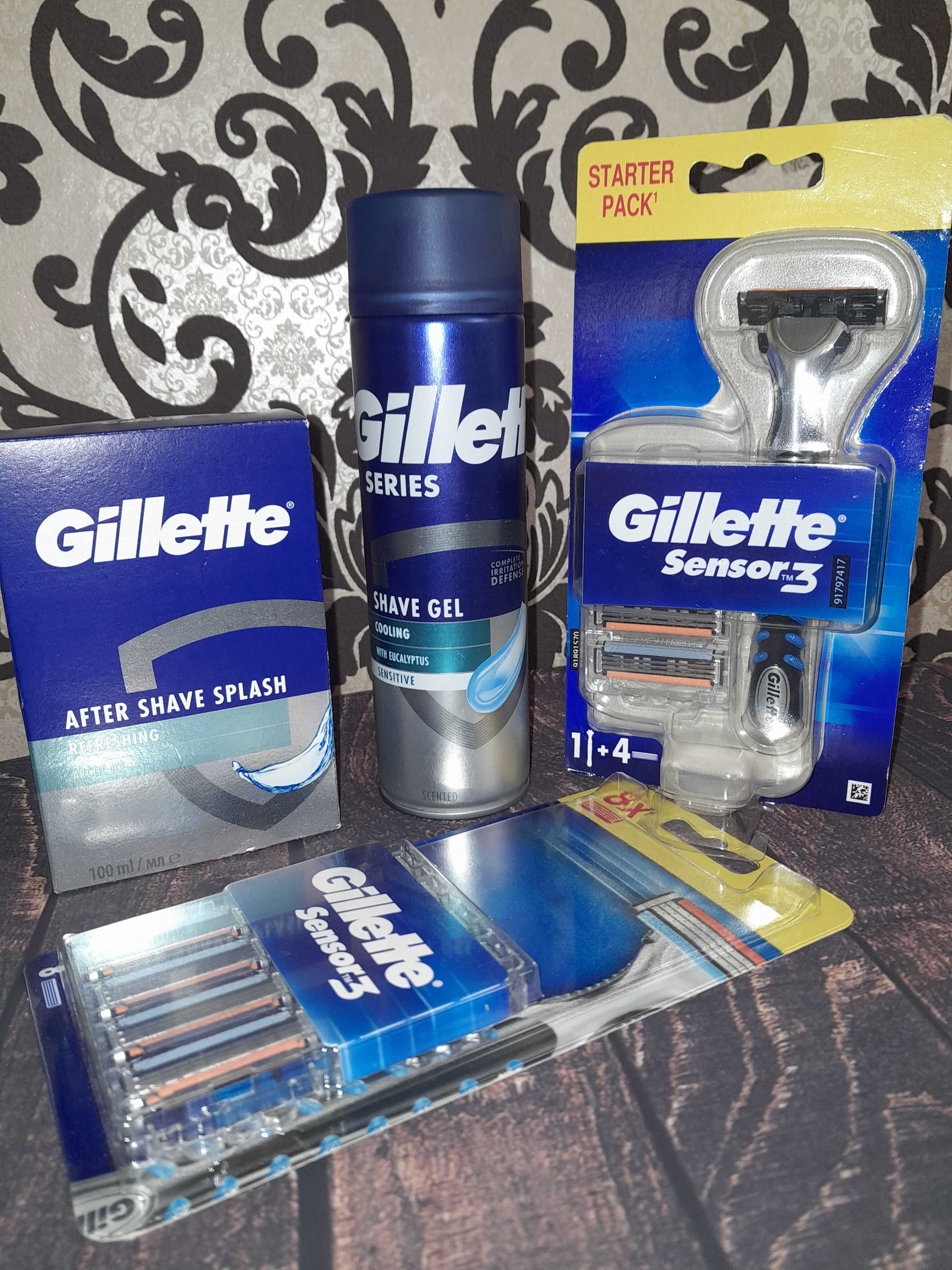 Gillette | Zestaw akcesori i kosmetyków do golenia | 12x wym. maszynka