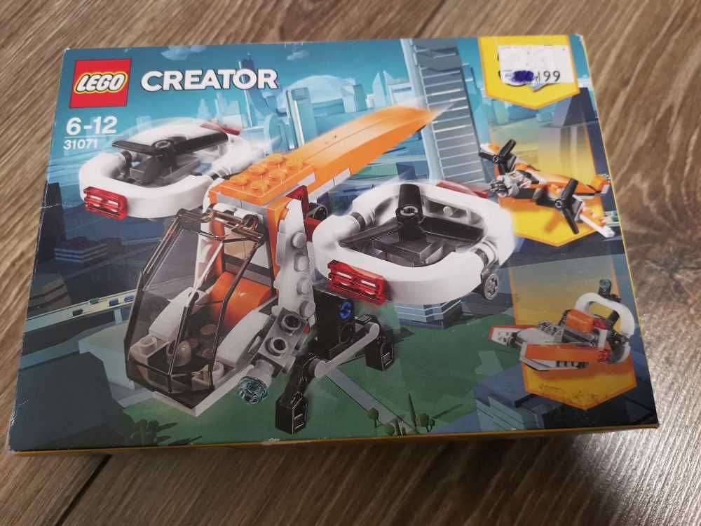 Lego Creator 3w1 31071 helikopter,samotot,poduszkowiec kompletne
