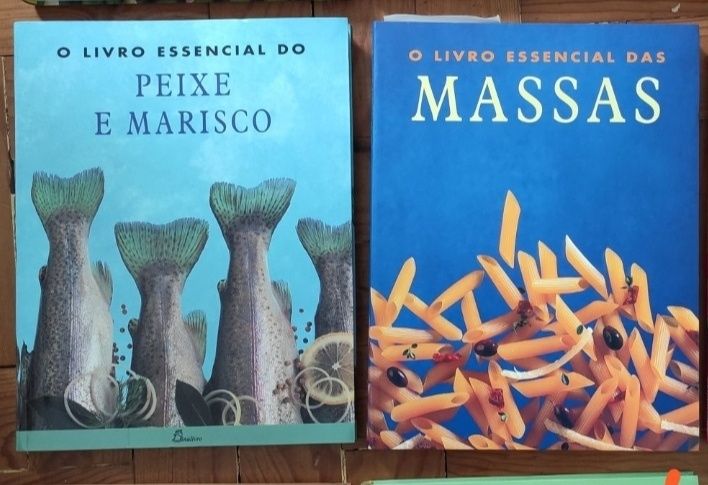 Livros cozinha essencial Peixe e Marisco, Massas