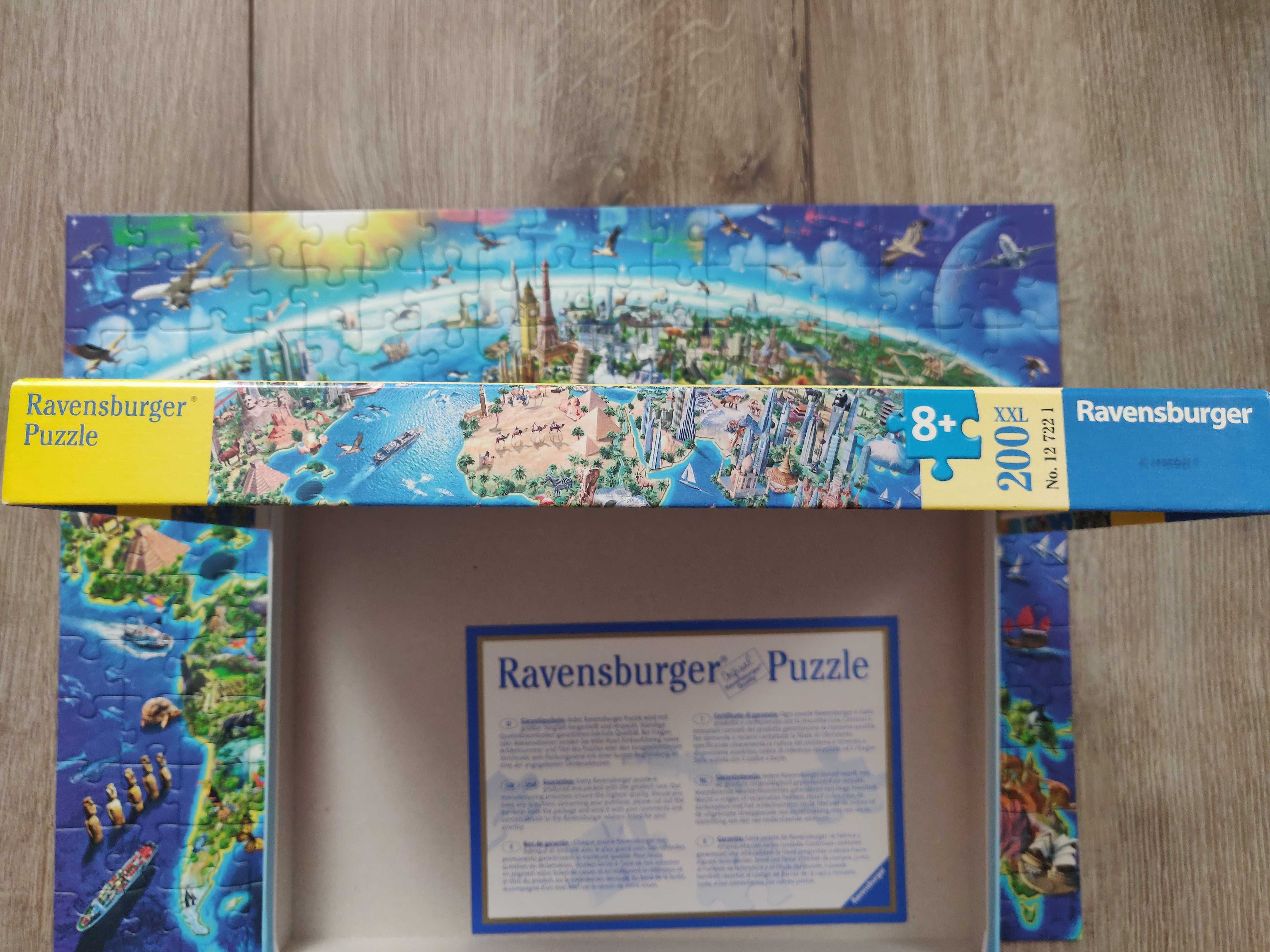 Пазл Ravensburger (Германия) большая карта  мира 49х 36 см.