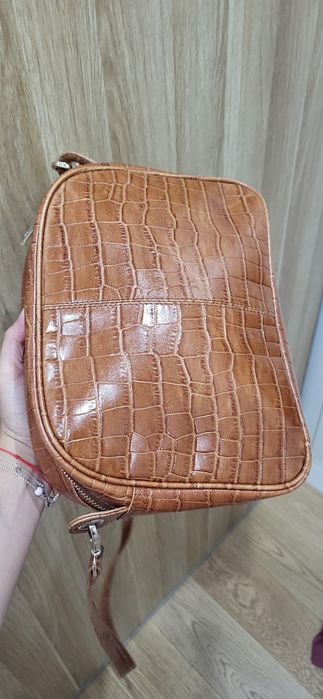 Torebka Ochnik skóra naturalna listonoszka