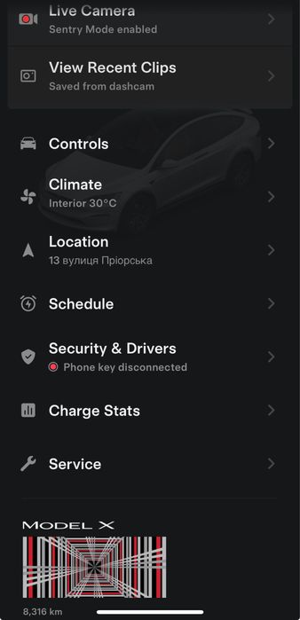 Tesla Mobel X 2024 рік, продаж авто
