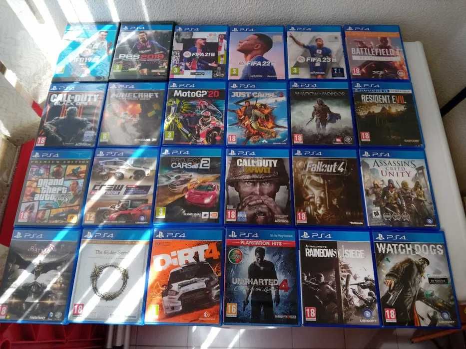 PlayStation 4 Consola 1Tb ps4 + 2 comandos oficiais +4 jogos