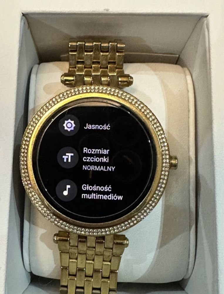 Zegarek smartwatch Michael Kors gen 5E MKT5127 Darci zloty zloto SUPER