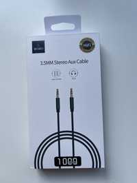 AUX кабель 3,5 mm jack 3 pin Stereo 1 м