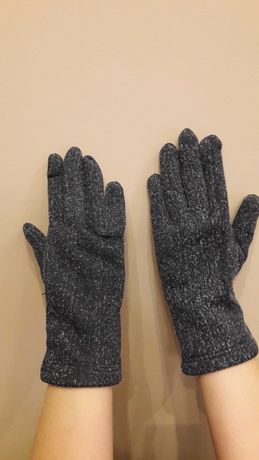 Rękawiczki damskie z dzianiny