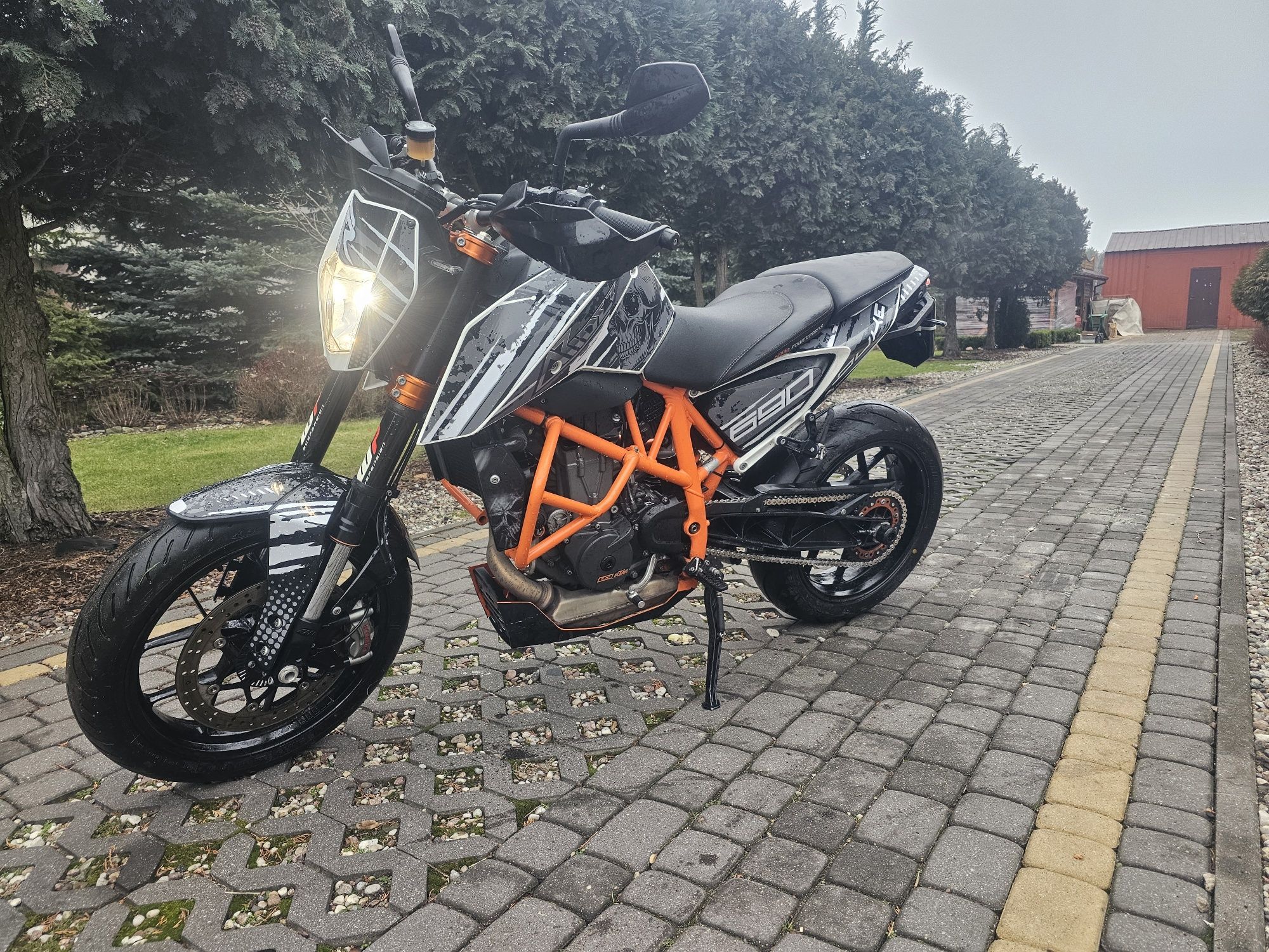 KTM DUKE 690R Acrapovic ABS 32kw zarejestrowany na A2  ORYGINALNA WERS