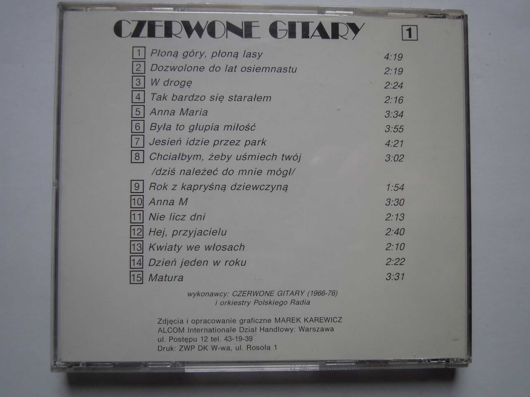 czerwone gitary płyty cd