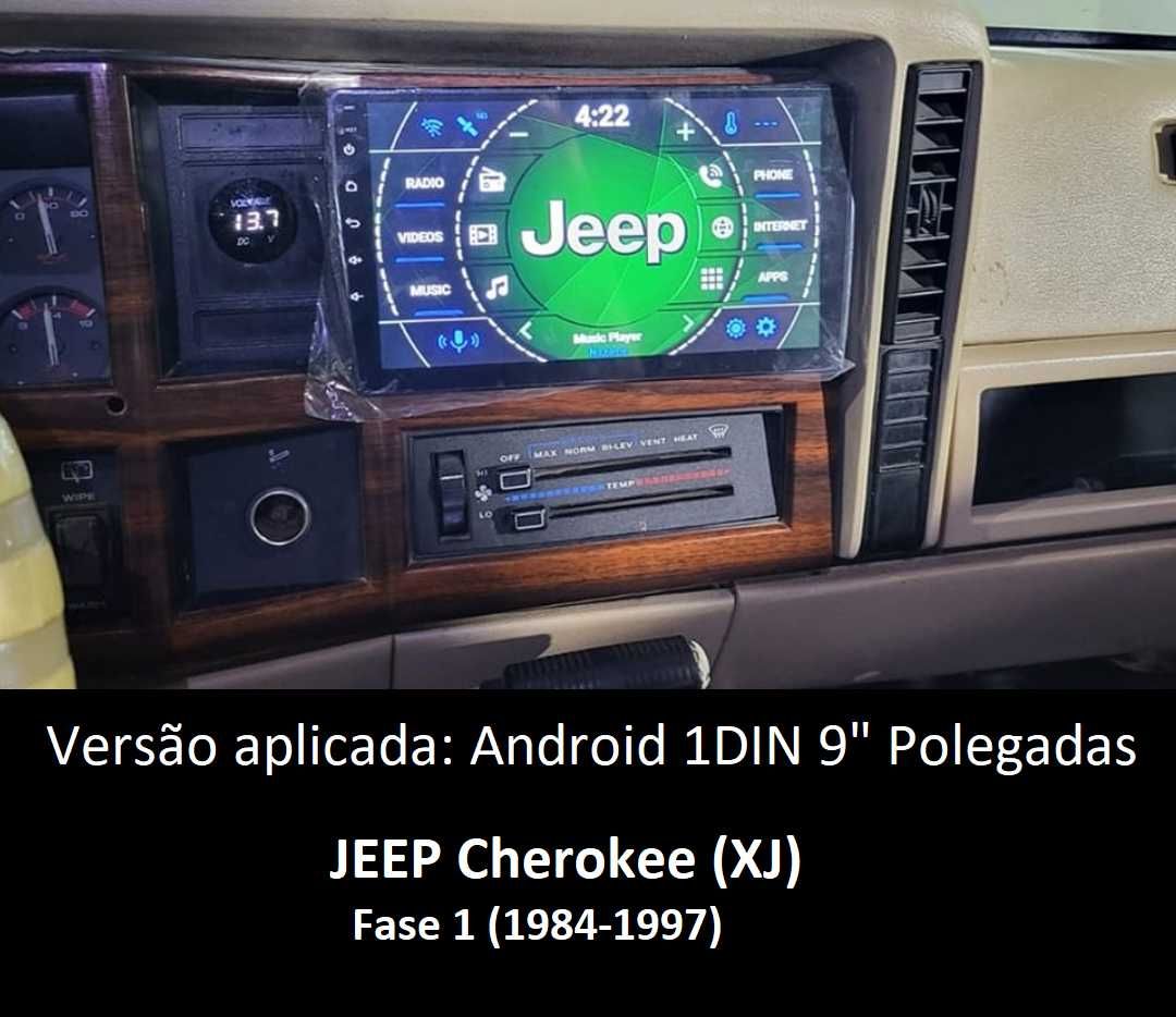 (NOVO) Rádio 2DIN • Jeep CHEROKEE • (XJ) (KJ) (KL) • Android GPS
