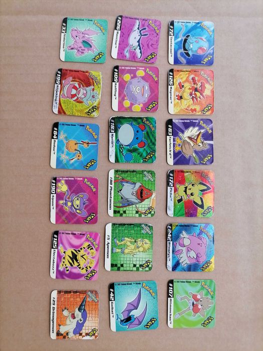 Lote 18 Digimon Stacks ano 2002 (íman) Para Desocupar