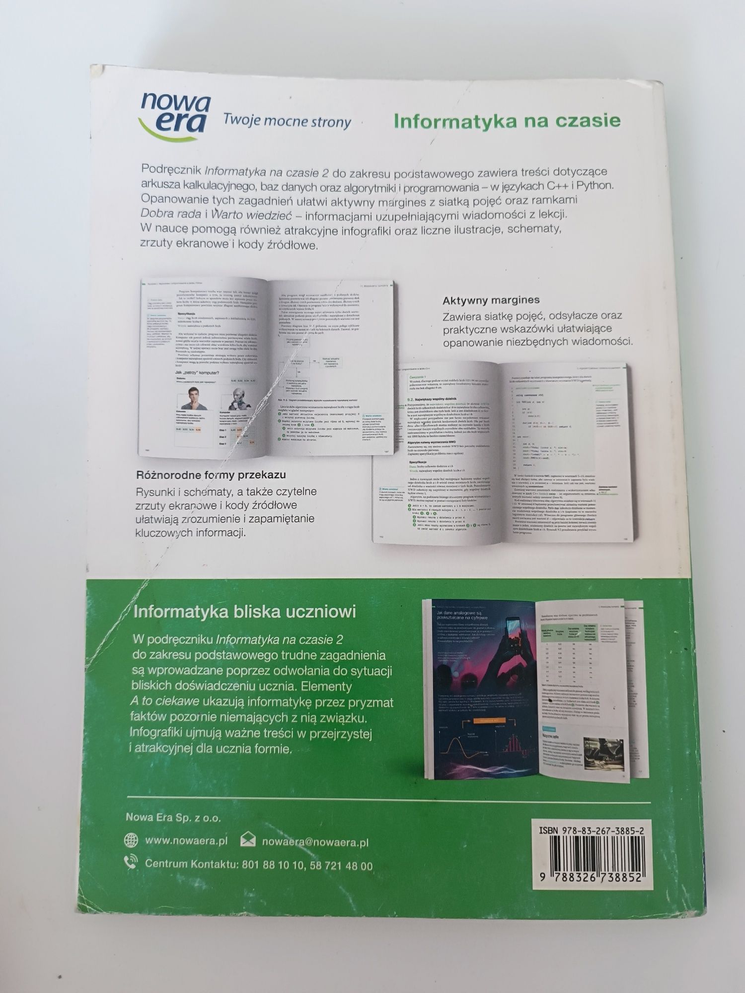 Informatyka na czasie 2, nowa era, zakres podstawowy
