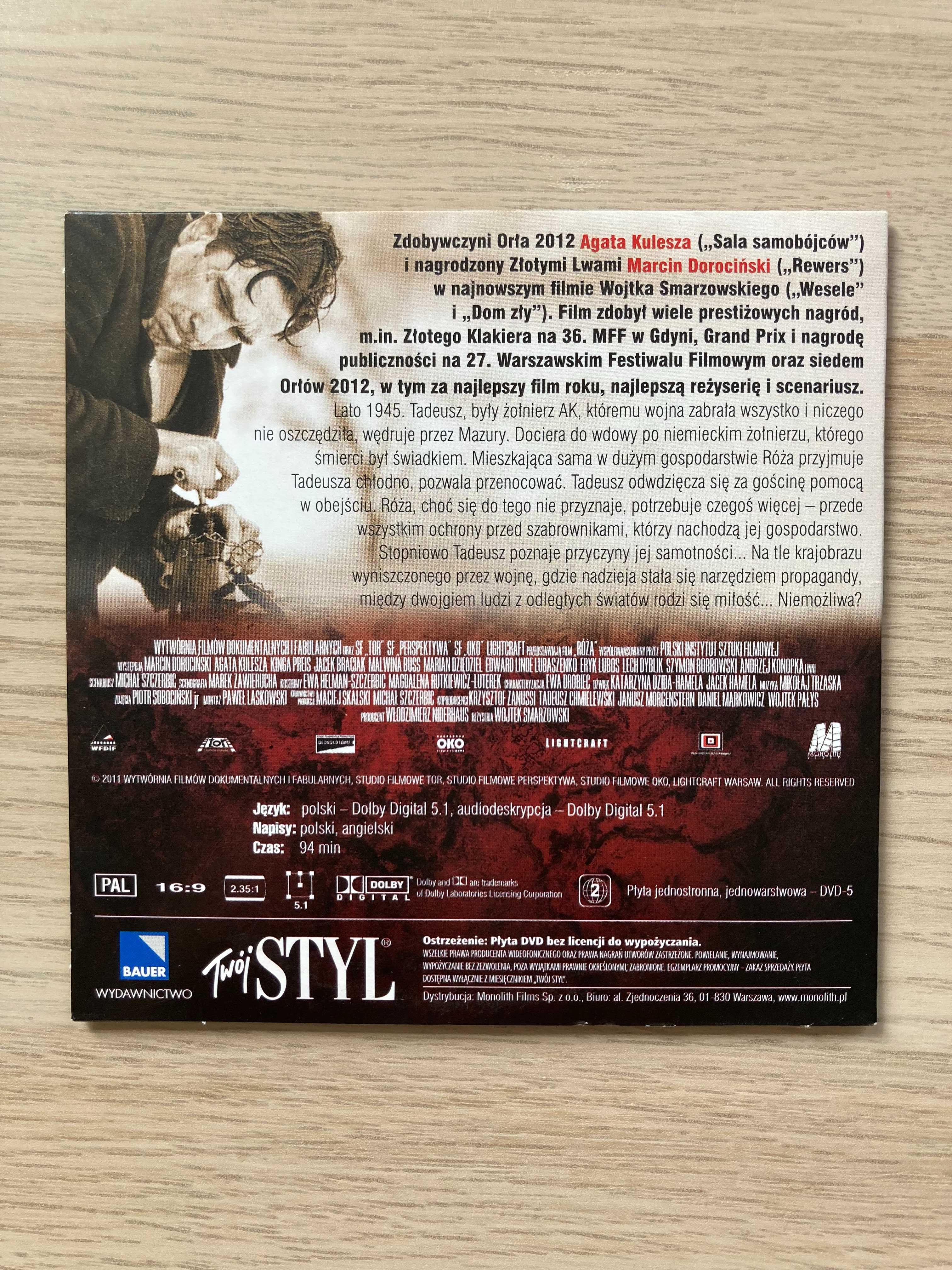DVD -Róża -film Wojtka Smarzowskiego
