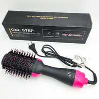 Фен щетка расчёска для укладки волос стайлер 3 в 1 One Step Hair Dryer