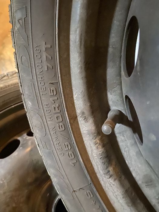 Kola stalowe zimowe plus opony