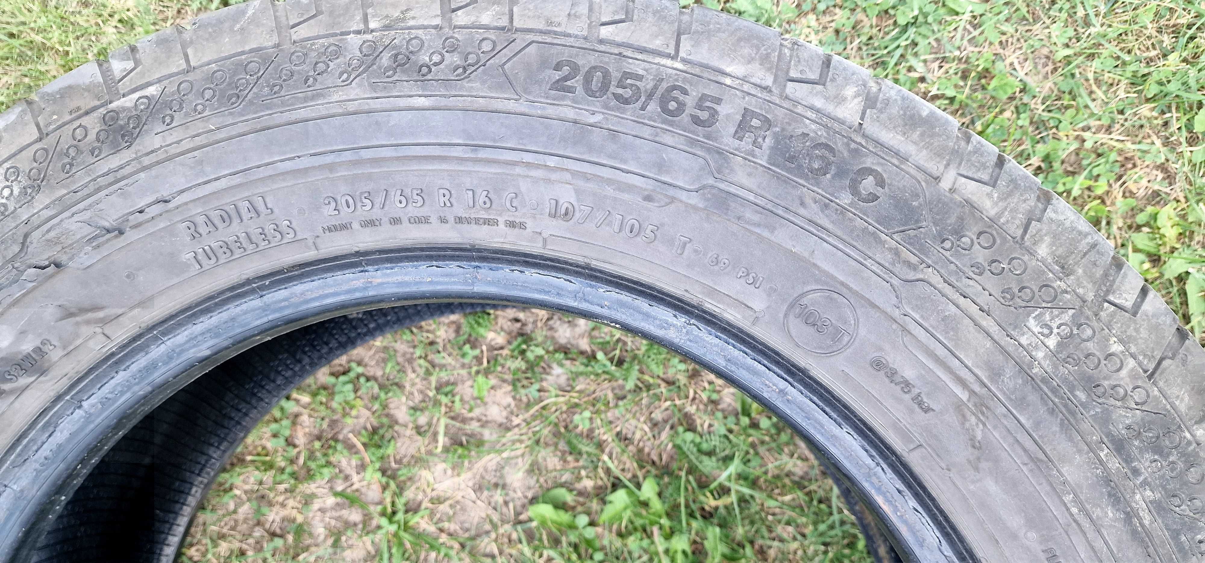 Opony letnie Continental 205/65 r16c wzmacniane do busa