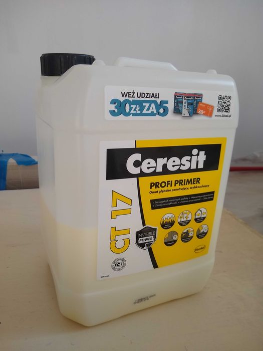 Grunt Ceresit ct17 pół kanistra  ok. 5l